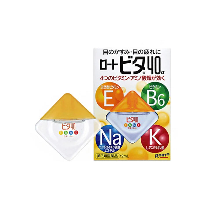 Капли для глаз Rohto Vita 40alpha для контактных линз 12 мл