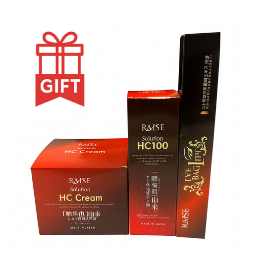 RAISE Solution HC100 Anti-Aging Set — Cream + Serum + FREE Eye Treatment